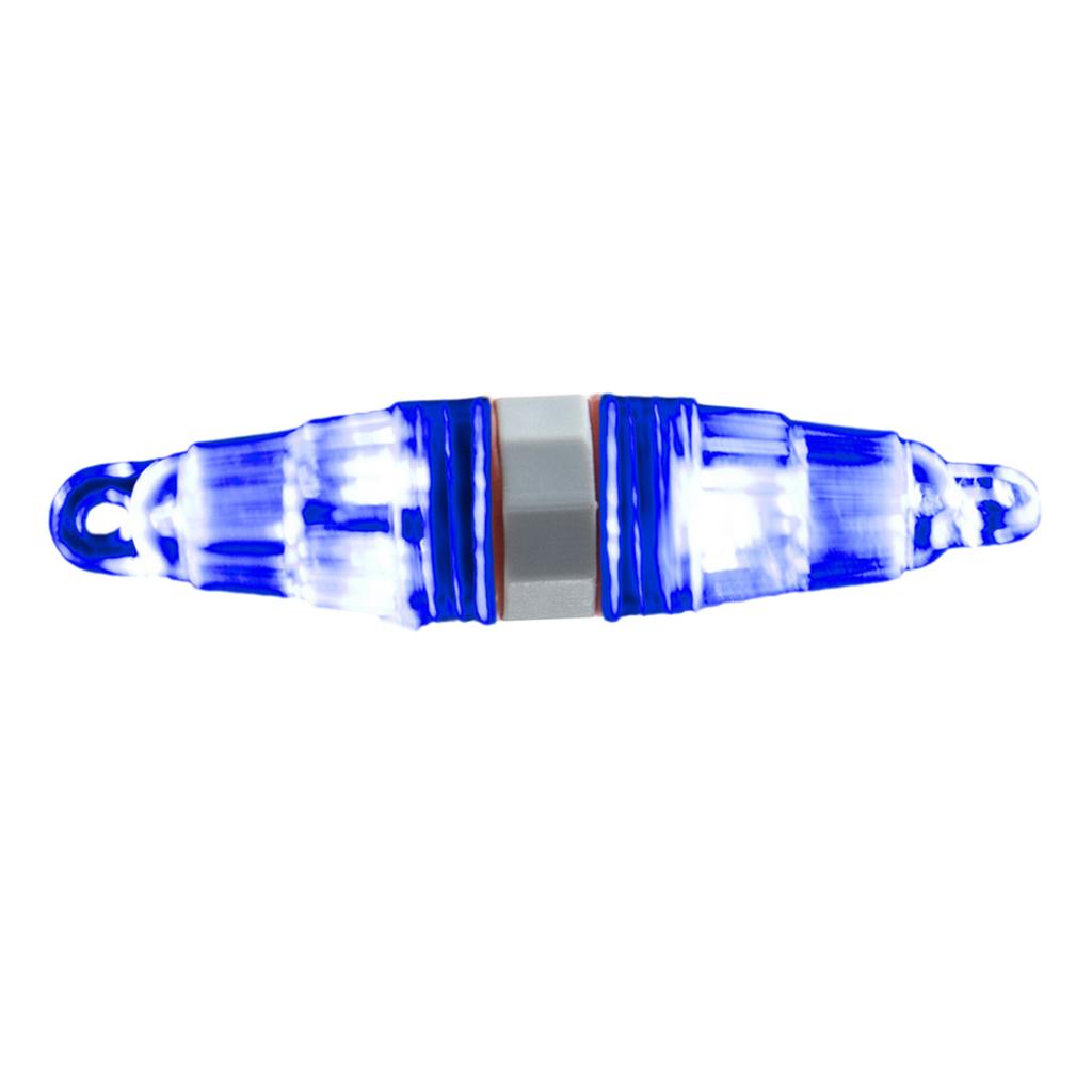 Подводный свет 3 дюйма глубина капли привлекательный свет приманка лампа энергосберегающая двойная головка свет рыболовный мигающий свет