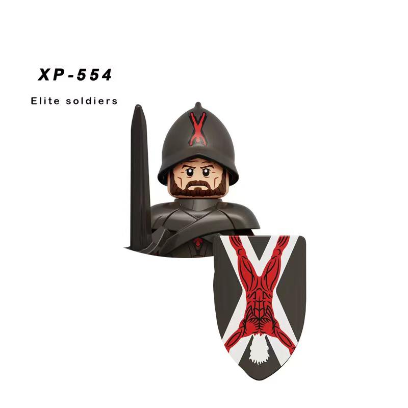 Средневековые Рыцари Серия Фигурки Строительные Блоки Воин Солдаты Стражники Львиное Сердце Больница Тевтонский Рыцарь Битва Пастор Детский Подарок