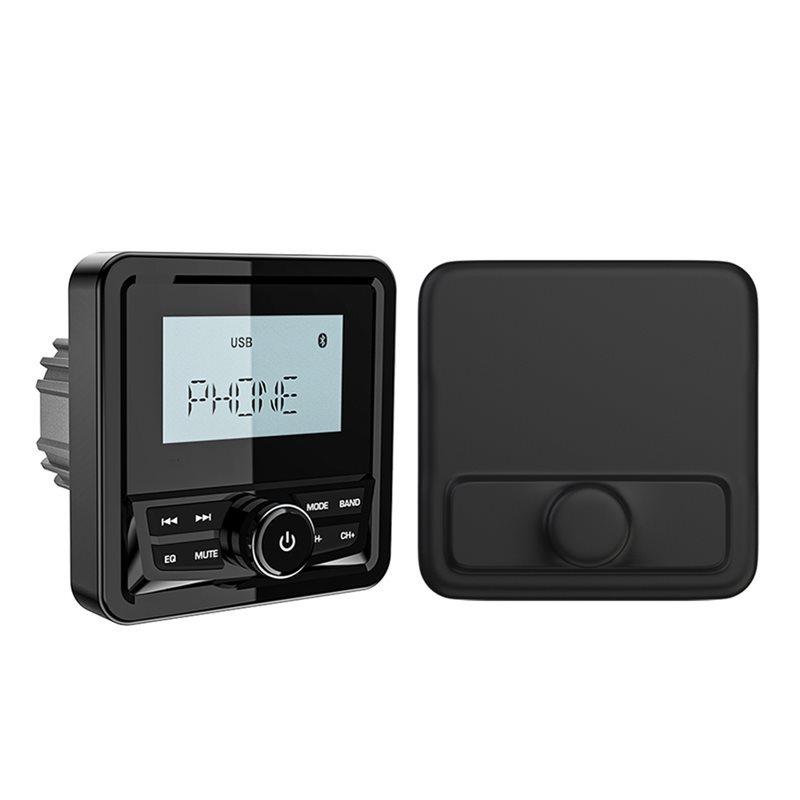 MP3 Radio Bluetooth Speaker/Boat Radio System Media Player Square Marine Radio/FM AM Antenna Waterproof