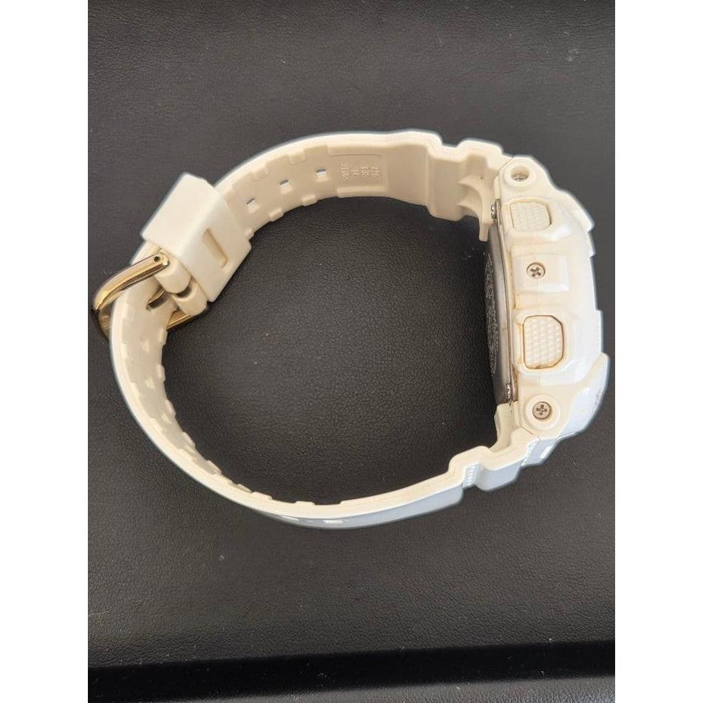Used CASIO Baby-G Watch White x Gold