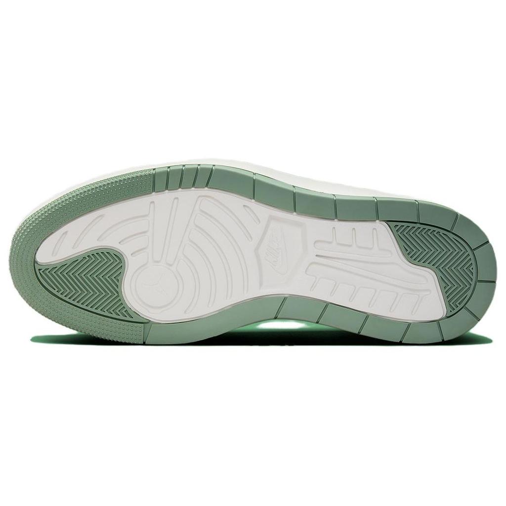 Air Jordan 1 Elevate Low Jade Smoke женские кроссовки зеленые антрацитовые парусные DH7004-300