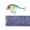 Мини-приманка Topwater Crankbait, 3,8 см, 3,8 г, искусственные воблеры, приманка для окуня, форели, карпа, свимбейт, рыболовные снасти