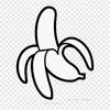 Banana For Coloring Coloring Book Drawing Iron On Heat Transfer Printing Vinyl Patches Sticker for Clothes DIY Appliques Washable Patches