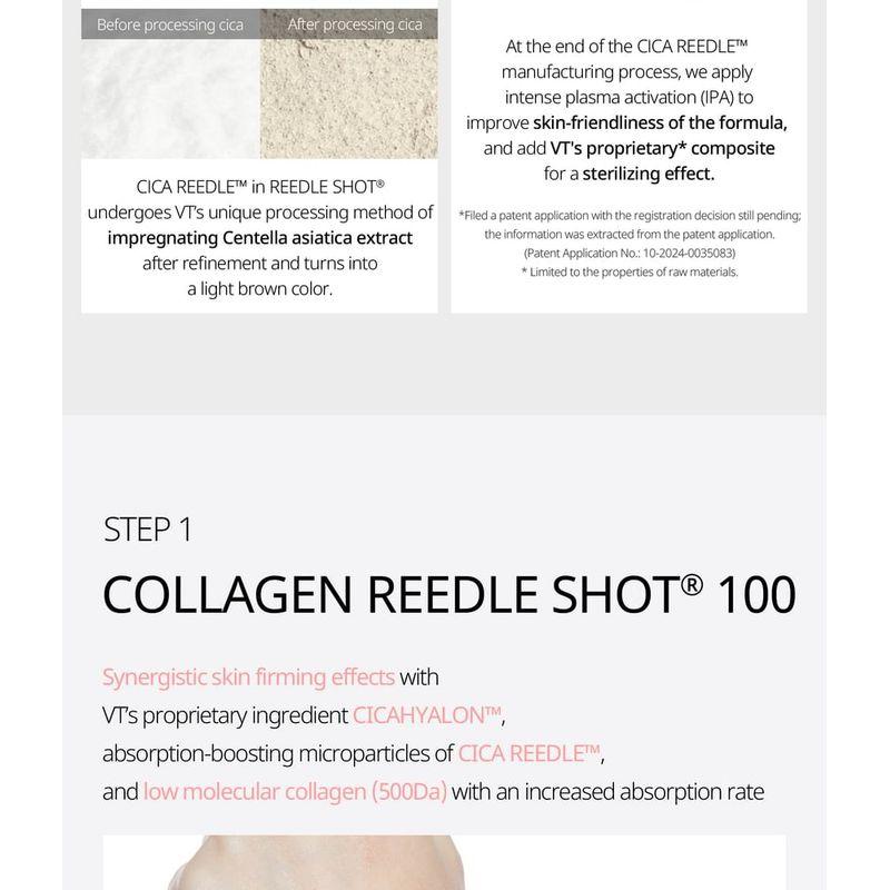 VT - Collagen Reedle Shot 100 2Step Hydrogel Mask Bundle Set