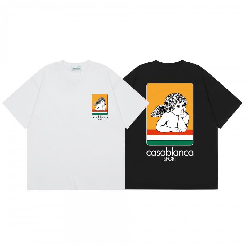 Mens Oversized Cotton Graphic Tee Loose Fit Streetwear Short Sleeve T-Shirt Casual Wear