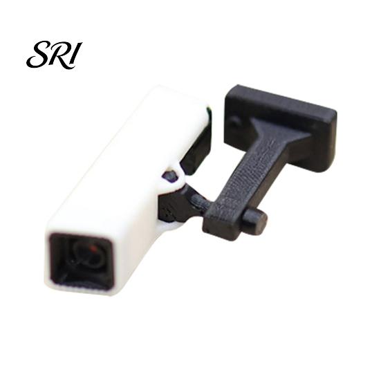 Small Scale Surveillance Prop Mini CCTV Camera 1:12 Miniature Model Realistic Home Security Decor Dollhouse Accessories for Garage Scene Display