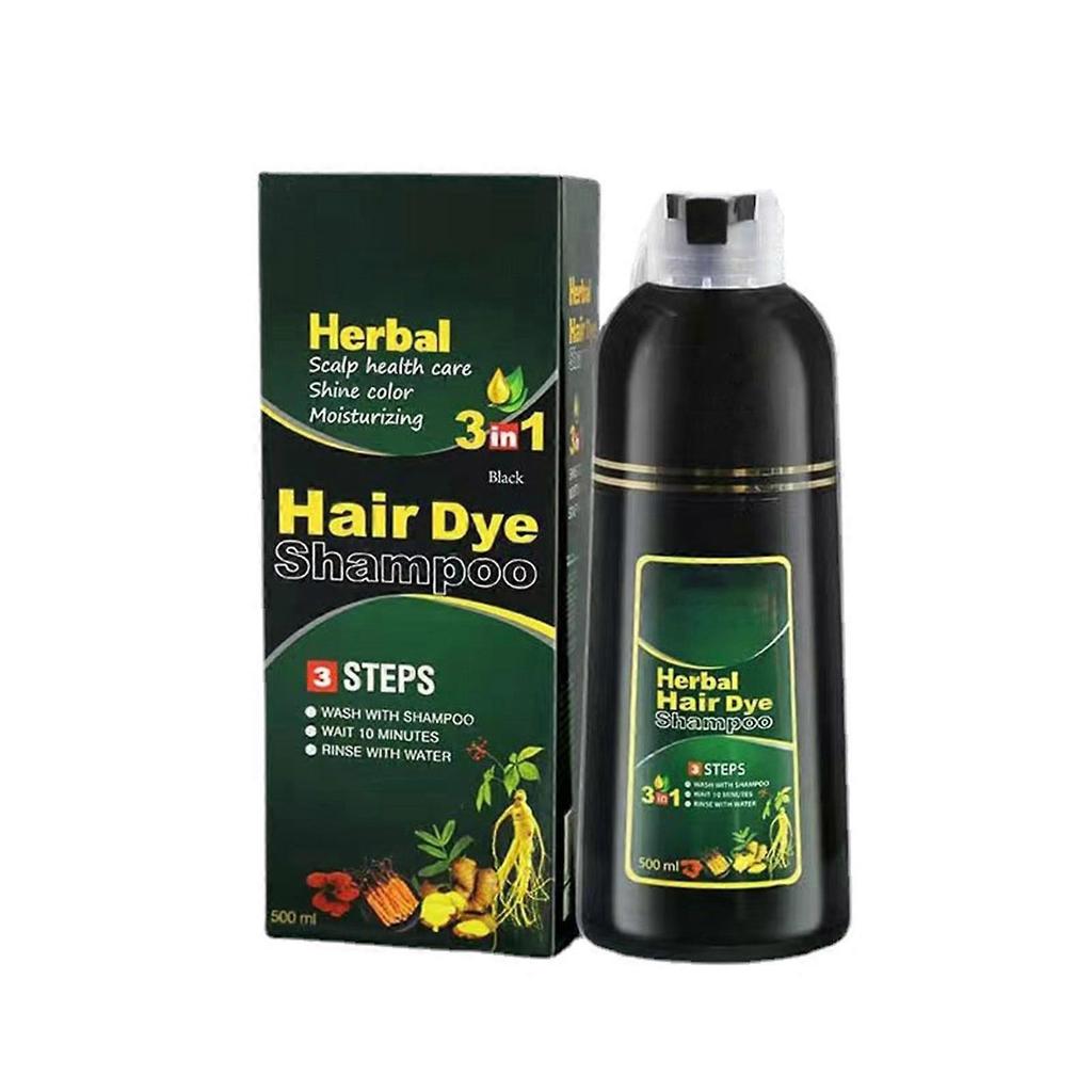 500ml Practical Hair Dye Shampoo Non-Stick Scalp Safe Ingredient Hair Dye