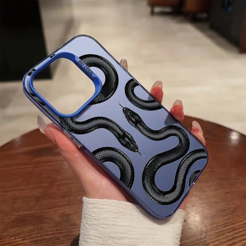 Крутой чехол Snake для iPhone 16 Samsung A55 A35 A34 S24 FE Xiaomi Redmi Note 13 Pro 14C Huawei Honor 200 противоударный бампер для телефона с защитой от царапин