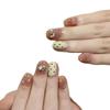 Pure Hand-wearing Nail Pieces Handmade Fake Nail Patches Temperament Princess Cute Polka Dot Nude Color Flash Diamond