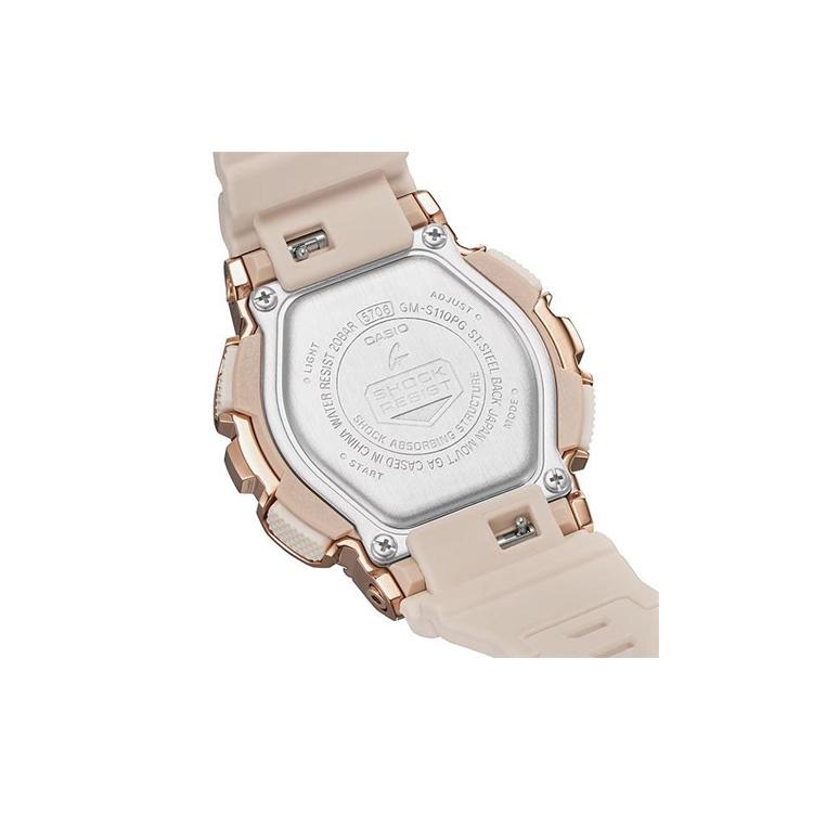 Casio Женские Полностью Металлические Серия Золотые Часы GM-S110PG-4AJF GM-S110PG-4AJF