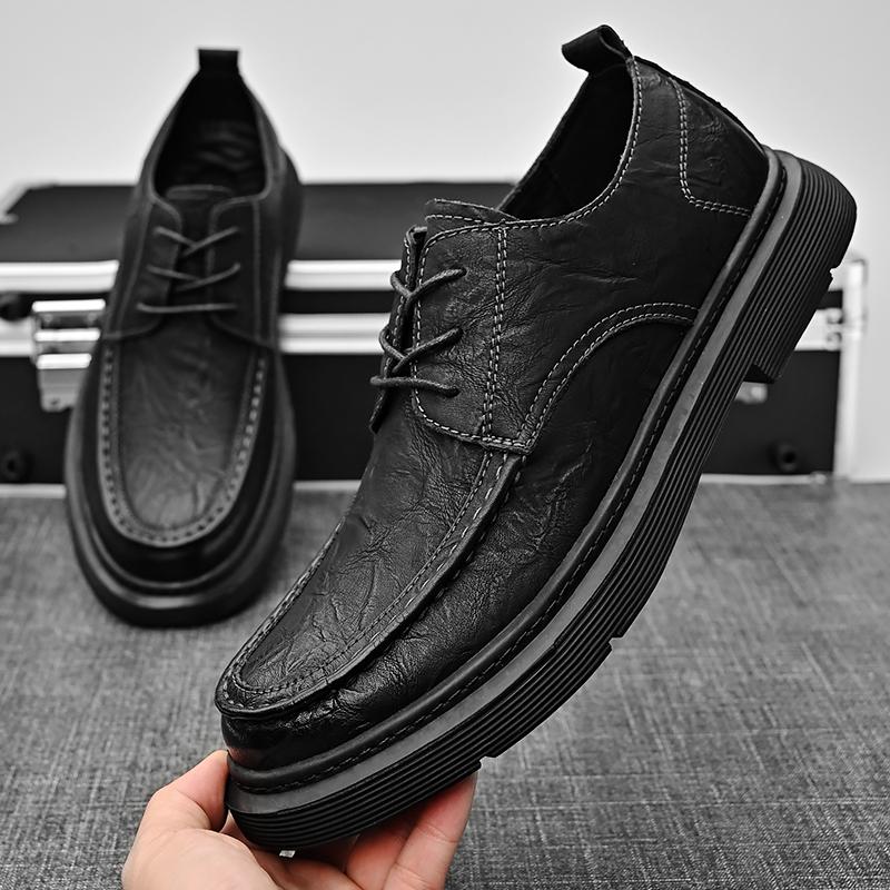Мода Винтаж Стиль Мужские Повседневные Кроссовки Натуральная Кожа Мужские Оксфорды Туфли Новая Мода Удобная Деловая Обувь Официальная Обувь Для Вечеринок
