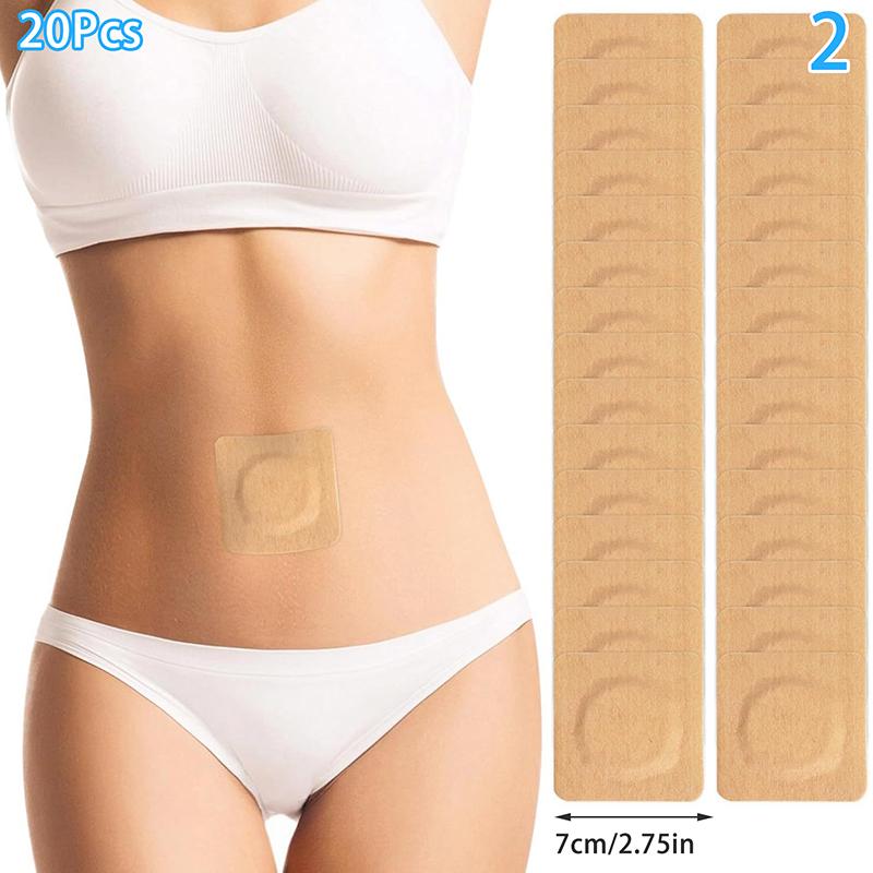Replacement Disposable Castor Oil Pack Self-Adhesive Universal Adhesive Navel Stickers Seepage Resistant Belly Button Protectors