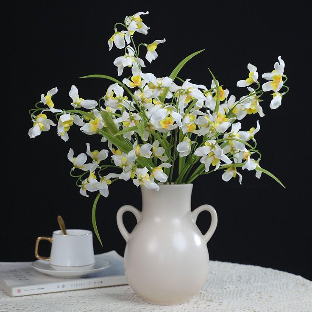 1pcs 50cm Flower Branches Simulation Flowers Multi-functional Artificial Orchid Photograph Props
