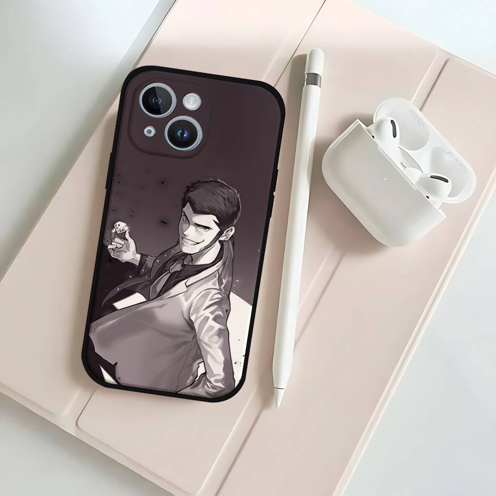 Черный Чехол для Телефона L-Lupin The T-Thirds Подходит для IPhone 17,16,15,11,13,14 Pro Max,Plus,X,Xr,Xs Max,13Mini