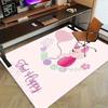 1pc, "Feel Happy" Piglet Heart-Shaped Balloon Outdoor Rug - Perfect for Home Decor, Office Carpet, Chair Cover, Gift IdeaP184