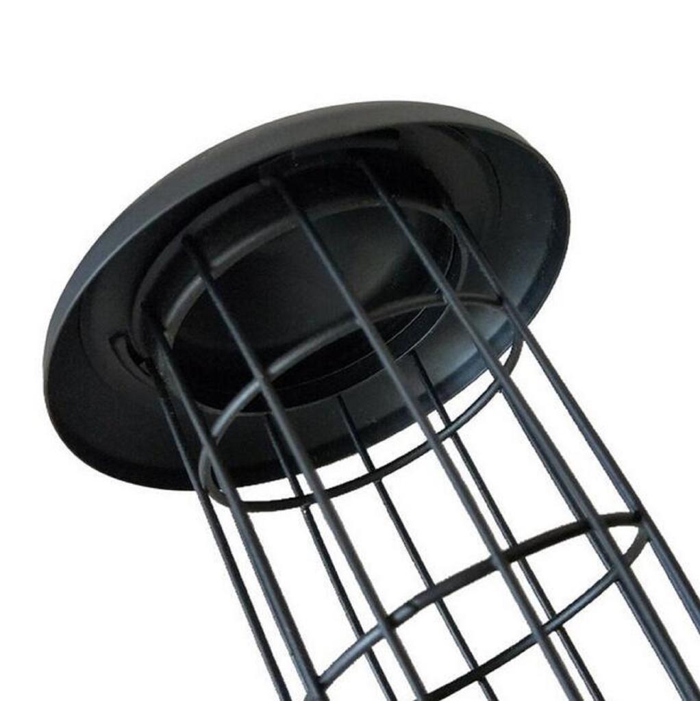 (SU)Кормушка для диких птиц, уличная подвесная металлическая ветрозащитная кормушка для птиц шарикового типа