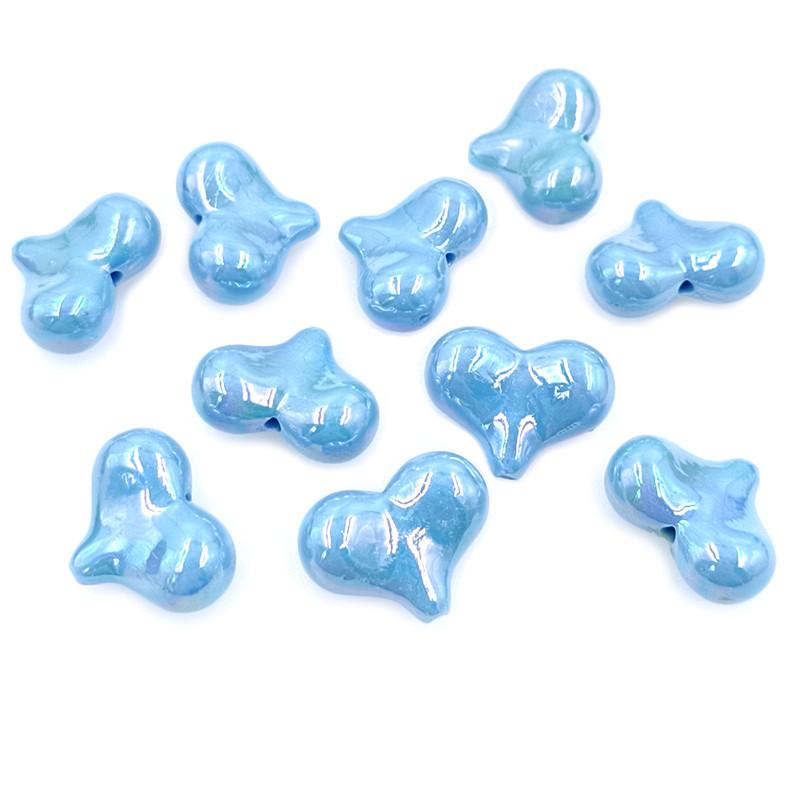 High Quality Big Fart Peach Beads 5pcs Jewelry Accessories Acrylic Color Plated UV Candy Color Fashion for Bracelet Necklace Making Creative Pendant