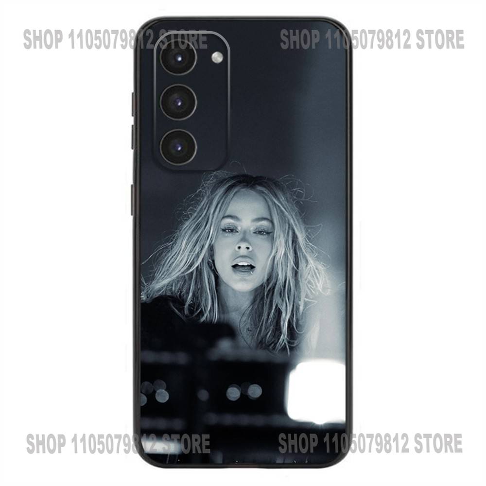 Чехол для телефона Singer T-Tini S-Stoessel для Samsung Galaxy A20, 21s, 22, 31, 32, 52, 53, 72, 73, 80, 91, Мягкий Жидкий Силикон, Черный Чехол