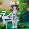30 см толстая кукла 6 очков Bjd принцесса костюм одежда Лолита юбка платье игрушка девочка кукла