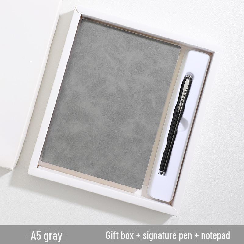 Индивидуальный набор блокнотов B5 Luxury из овчины с магнитной застежкой — идеально подходит для деловых встреч и использования в офисе