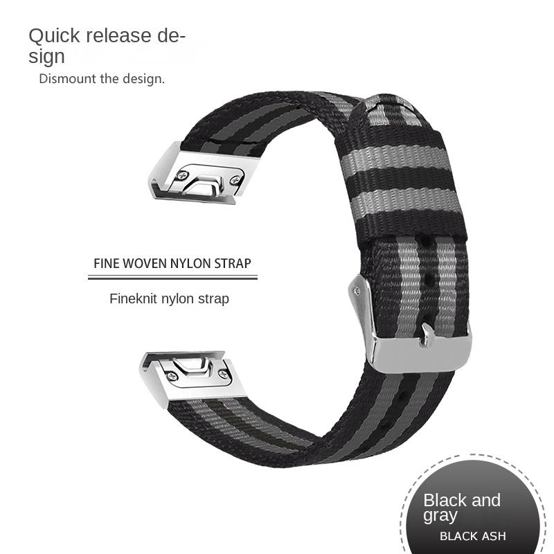 26 22 20 мм нейлоновый ремешок для часов с быстросъемным креплением для Garmin Fenix 7X 7 6 6X Pro 5 5X/5XPlus 3 HR Часы холщовый ремешок Браслет на запястье