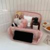 Standable Skincare Storage Bag Solid Color Travel Luggage Bag Wash Bag Women Makeup Bag  Bathroom