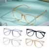 Прозрачная оправа для компьютерных очков Женская Мужская Анти-синий Квадратные очки Блокирующие Оптические очки Легкие очки Очки Y3S4