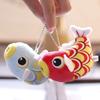 Cute Koi Fish Plush Toy Key Holder Super Soft Pp Cotton Stuffed Animal Backpack Decoration