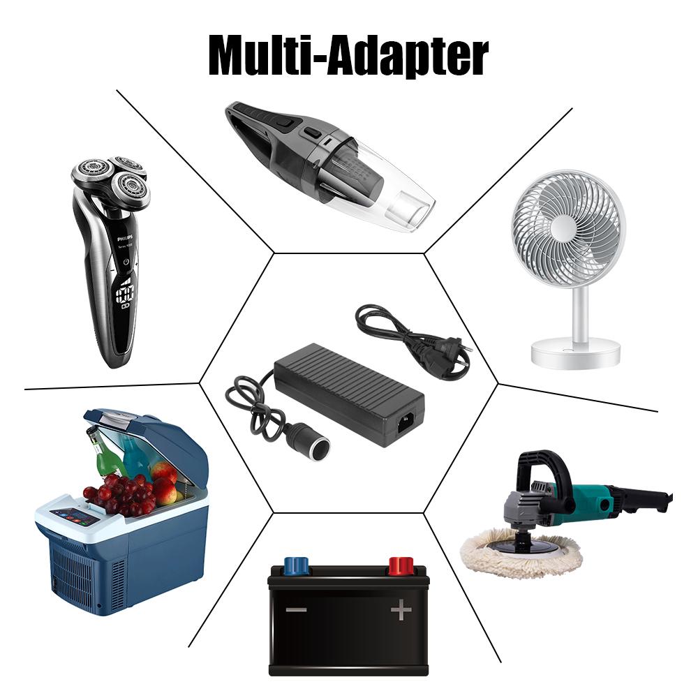 Cigarette Lighter Converter 110V/ 220V To 12V 15A Power Adapter Supply Lighter