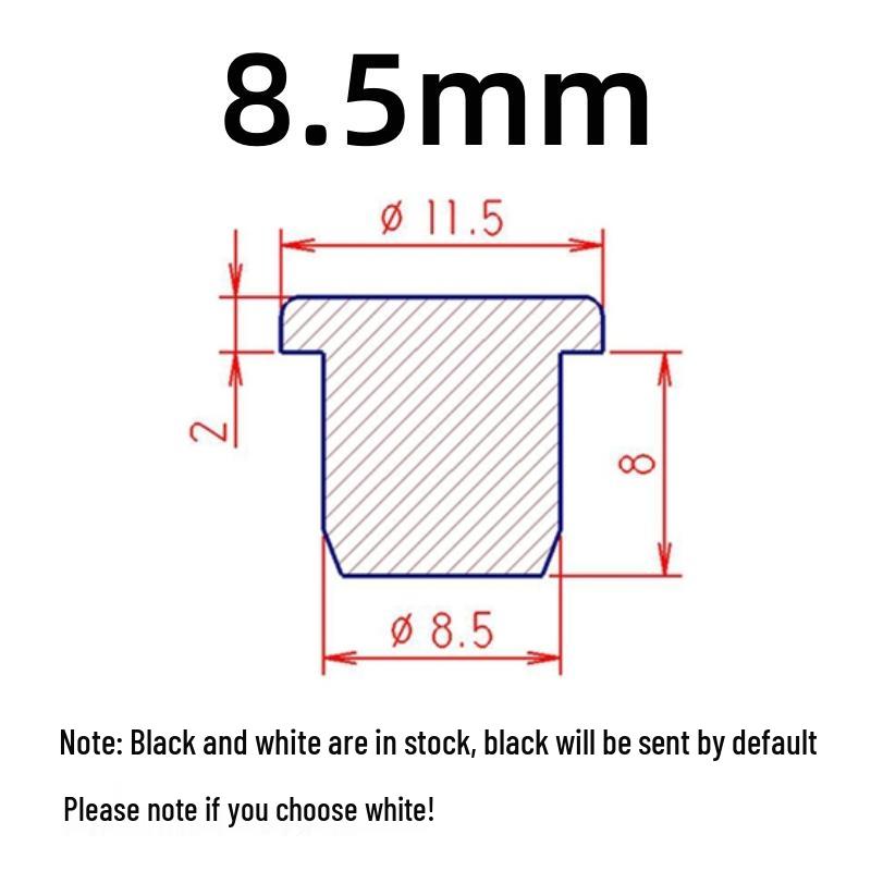 T-Shaped High Temp Silicone Stopper for Sandblasting, Electroplating, Baking, Anodizing, and More