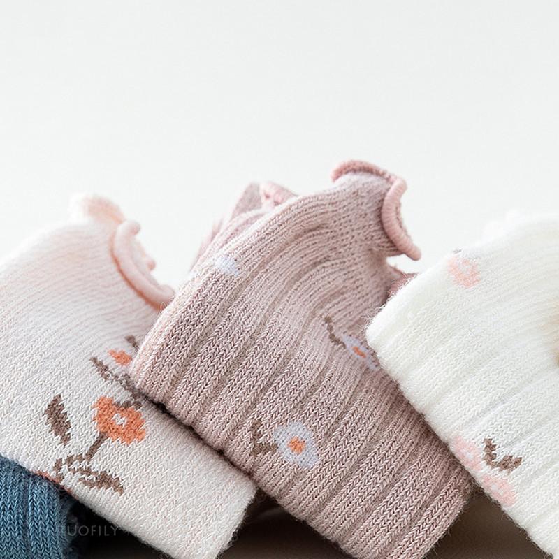4 пары/лот Носки для девочек Милые хлопковые детские гольфы Новорожденные Длинные гольфы Детские Мягкие Высокие носки Малыш Гетры Socken