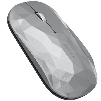 Беспроводная мобильная мышь Buffalo Bluetooth FLEXUS Тонкая и легкая, 3 кнопки, беспроводная, бесшумная, с синим светодиодом, соответствует стандарту MIL, оснащена переключением DPI