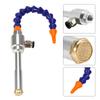 130mm Aluminum Alloy Mechanical Process Mini Vortex Cold Air Dry Cooling Gun   Flexible Tube