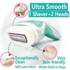 [1 Бритва и 2 Головки] Ультрагладкая Бритва для Удаления Волос для Женщин Мужчин