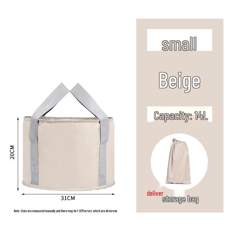 Winter Portable Multifunctional Foot Bath Bucket - Insulated & Foldable for Home or Dorm Use