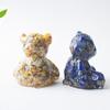 Кристальная смола Искусство Миниатюрный медведь Настольный декор Для офиса и дома Идеи для подарков
