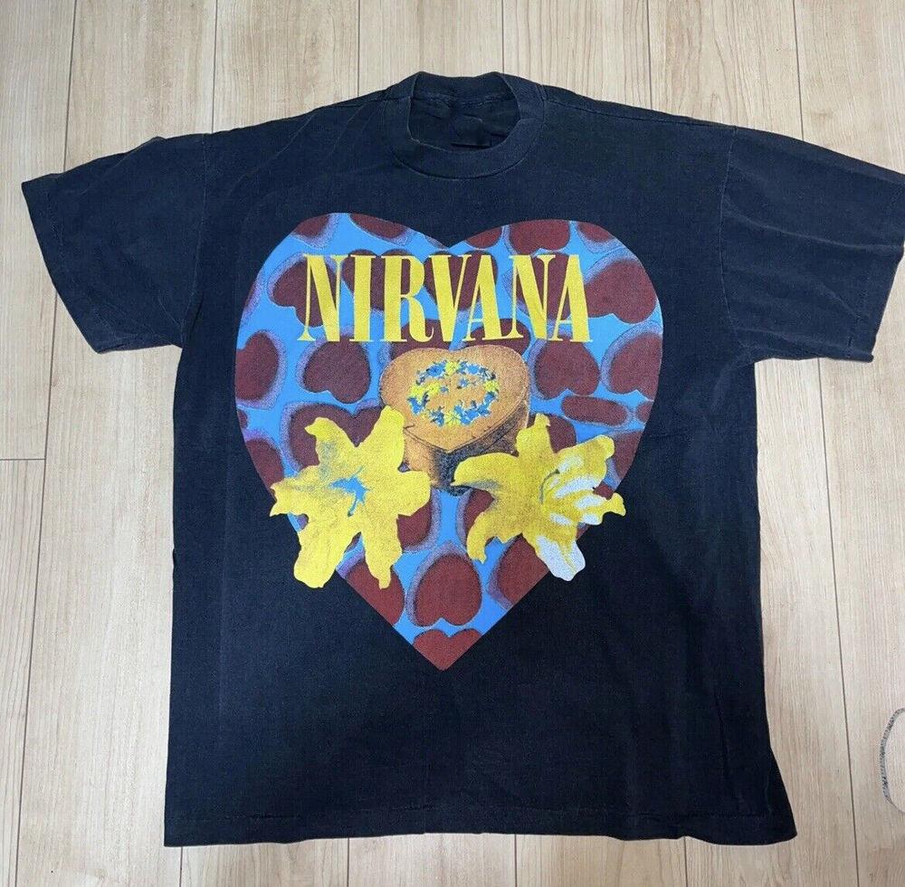 NIRVANA Футболка черная Хлопок Унисекс Футболка Все размеры S-4XL VN2362 Унисекс Футболка