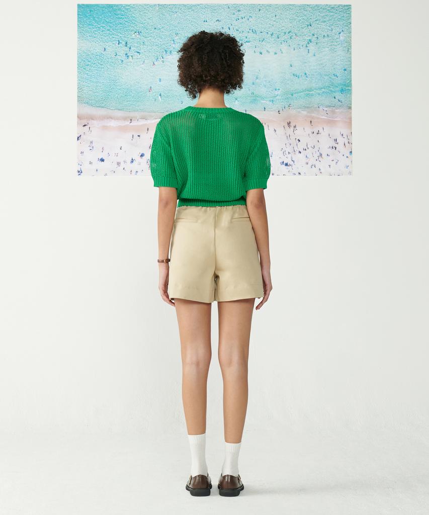 AGENT PEEK Agp Knit Round T-Shirt (W) Green