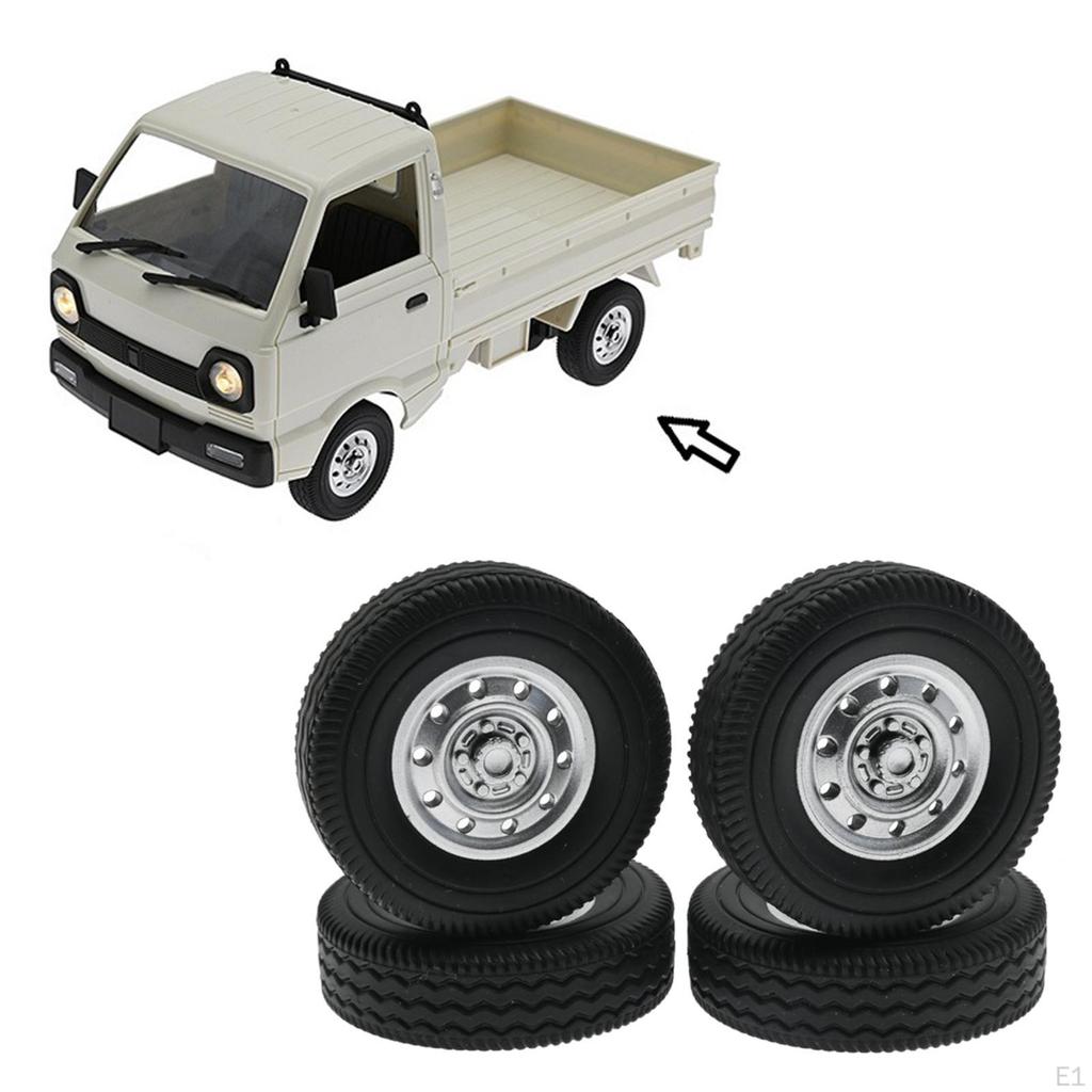 4x Rubber Tire Set for D12 Mini
