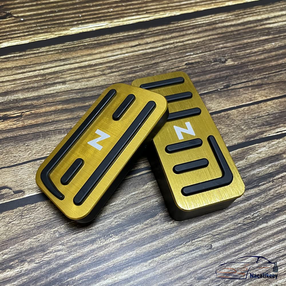 Nacalikeey Honda Педаль NBOX Тормозная педаль Алюминиевая Совместимо со всеми моделями NBOX Спортивное Совместимо с Набором Чехлы, Накладки, Педали N-BOX, (JF1-JF9,