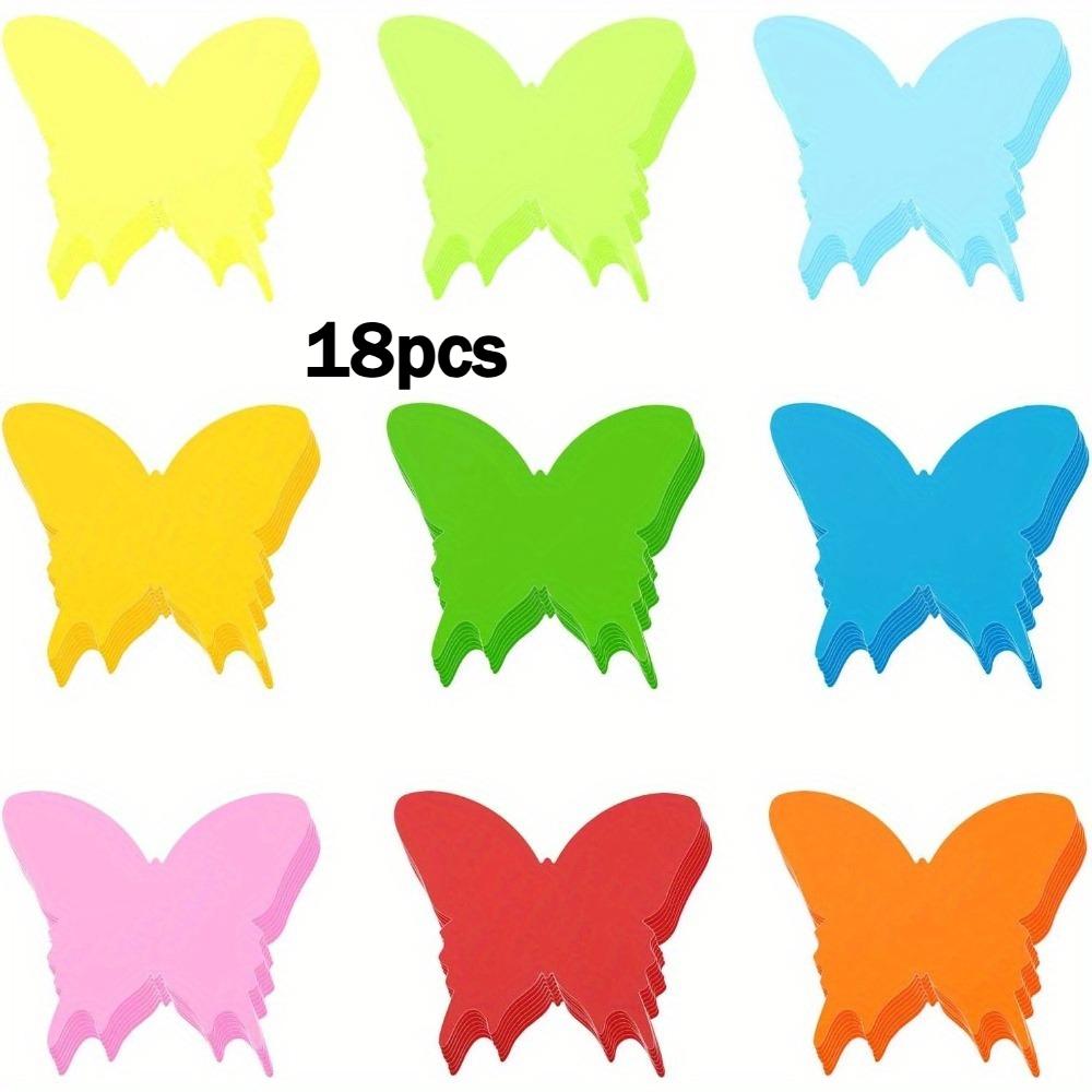 18pcs - Butterfly Cutouts Paper, Paper Butterfly Cutouts for Classroom Decor Butterflies Bulletin Board Decorations for Crafts