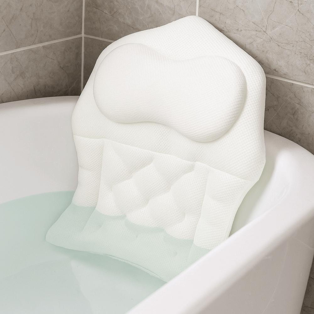 Нескользящая подушка для ванной комнаты Дышащая подушка для спа-ванны Эргономичная подушка для ванны Ванна