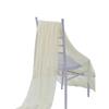 Wedding Chair Sashes Tulle Wedding Aisle Back Side Decorations Sheer Tulle Fabric For Wedding Props