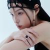 lowool Black frog eye ring