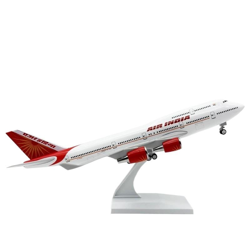 Миниатюрный самолет Детская игрушка Масштаб 1/250 Самолет Air India 30СМ 747 B747 Модель самолета Реплика Литой сувенир Подарок