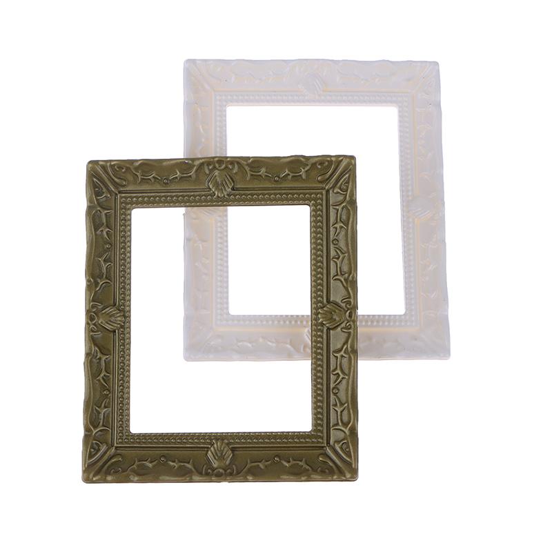 1/12 Dollhouse Vintage Simulation Photo Frame Dollhouse Mini Wall Decoration Dolls House Furniture Accessories