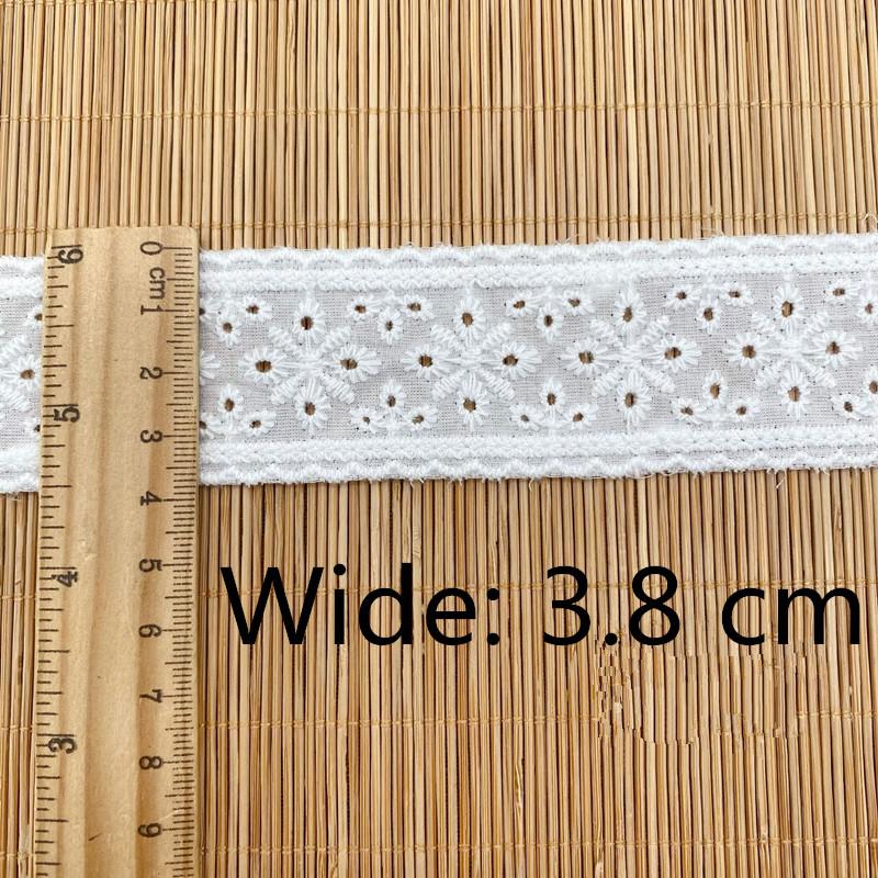 1 ярд Кружевная ткань с крестом Рукоделие DIY Вышитая женская одежда Юбка Нижнее белье Платье Швейная отделка Аксессуары