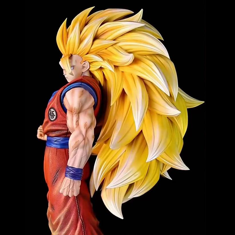 54 см/21,26 дюйма Фигурка Dragon Ball Z Сон Гоку Ssj3 Супер Сайян Гоку Фигурки Действия JT Статуя Коллекционная Модель Игрушки Подарки