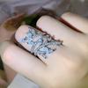 Европейское и N высококачественное ювелирное кольцо Высококачественное преувеличенное кольцо с цирконием