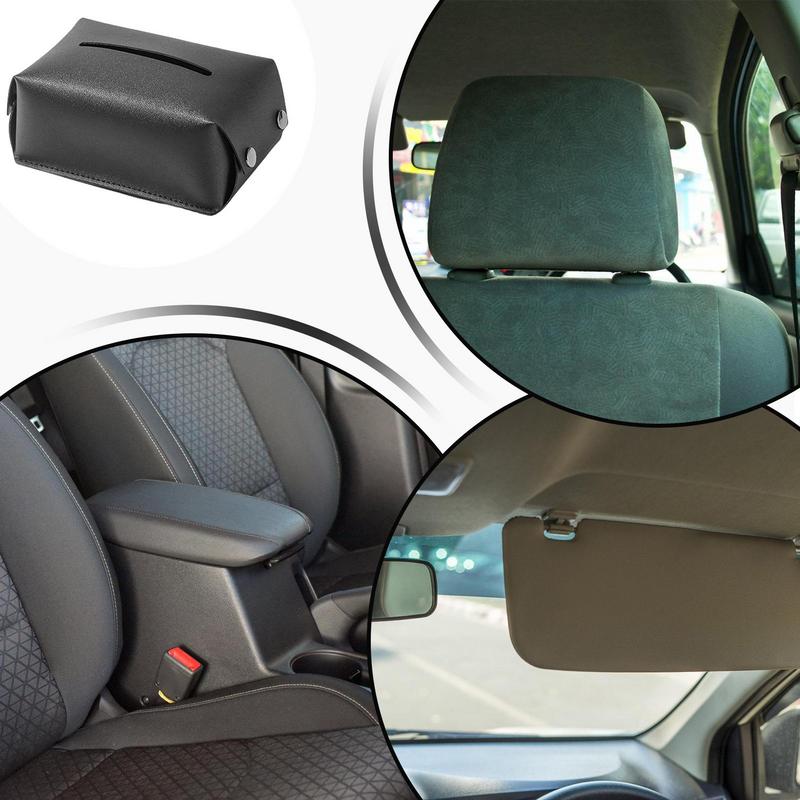 Держатель салфеток для автомобиля, искусственная кожа, подлокотник для автомобиля, держатель салфеток, коробка для салфеток, автомобильный чехол для салфеток, диспенсер для салфеток для автомобиля